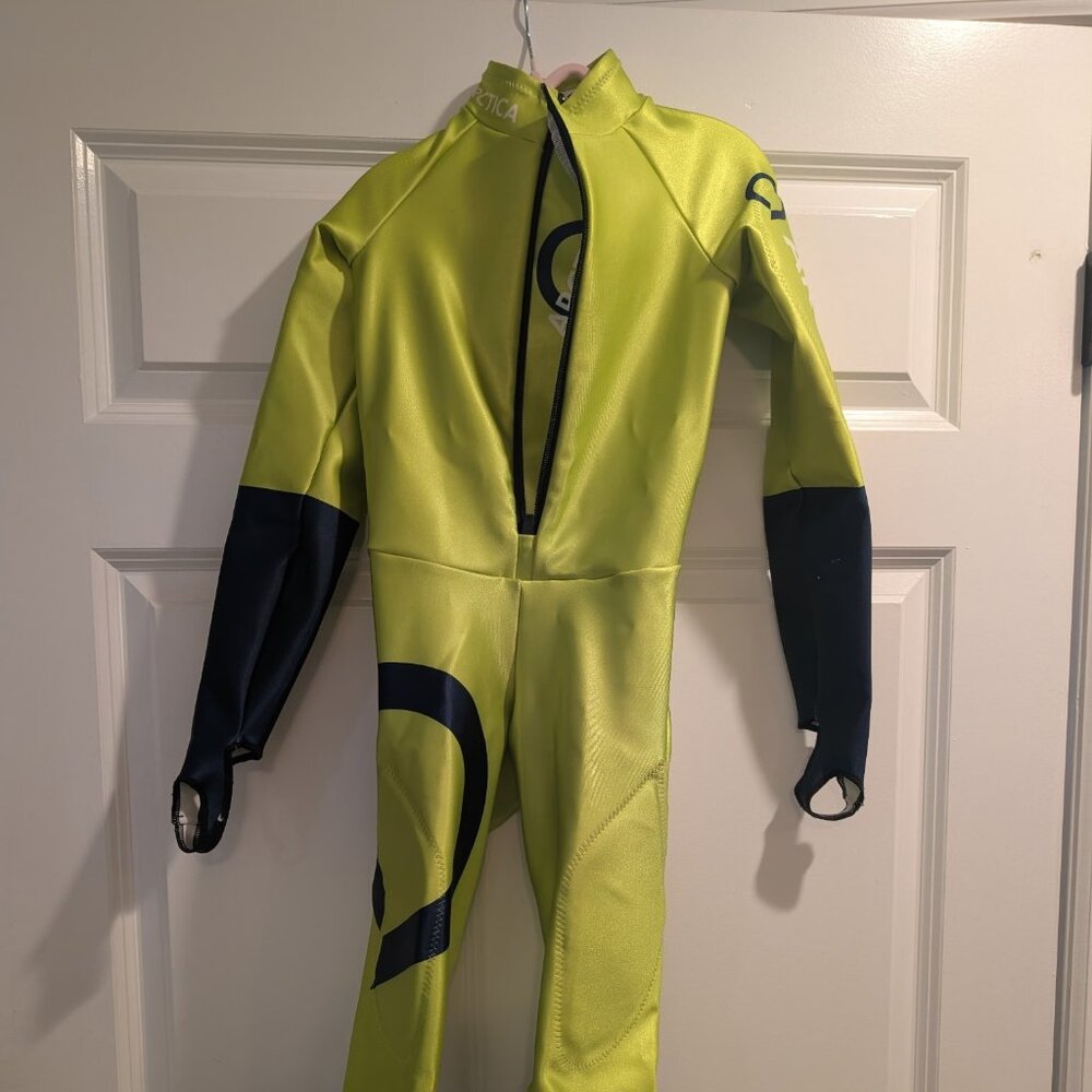 Arctica Kids 2025 Iconic GS Ski Race Suit Lime Size Youth Small, Worn 1 Season